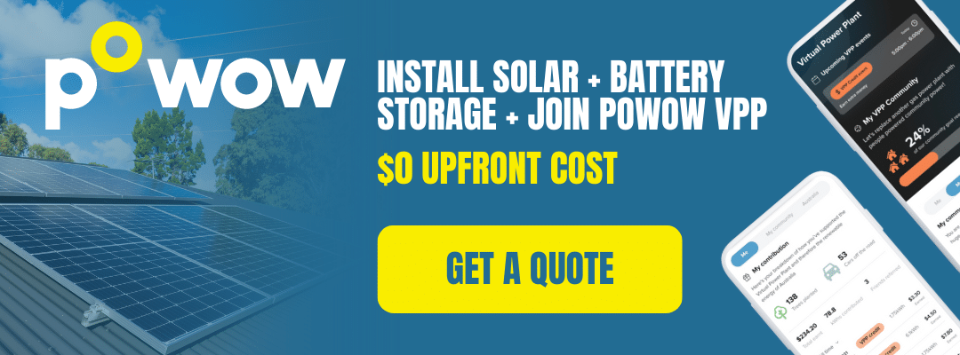 POWOW Install solar+battery storarage+join powow VPP