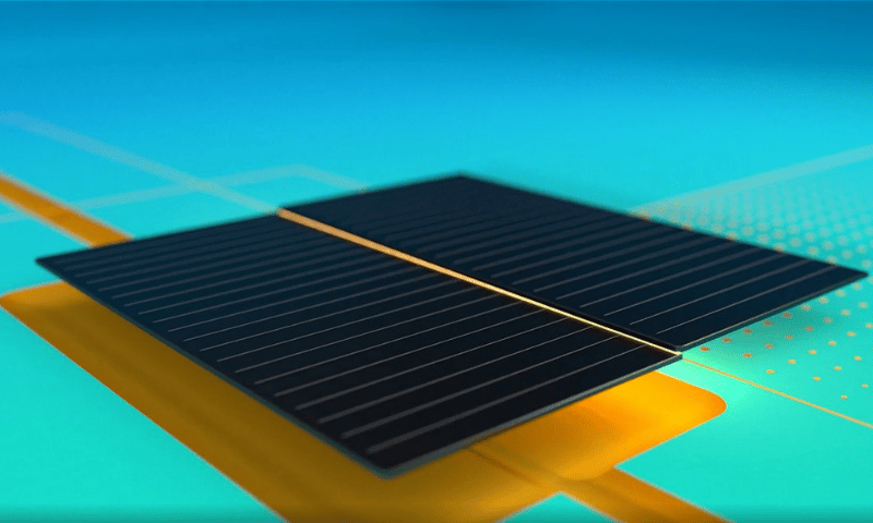 power density of solar panels