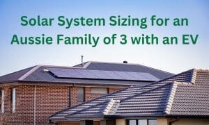 solar panel sizing for 3